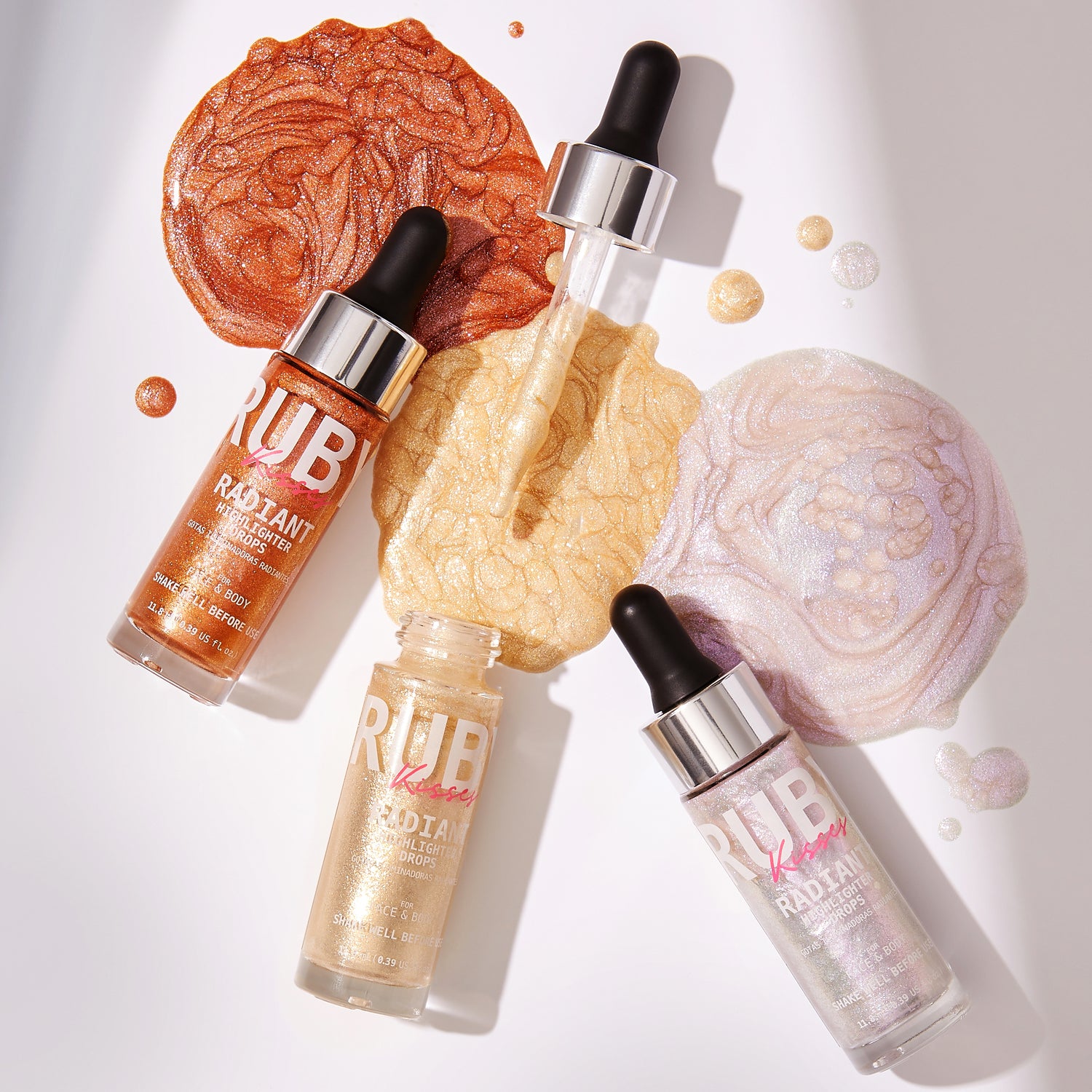 Ruby Kisses Radiant Drops - Blush Gold