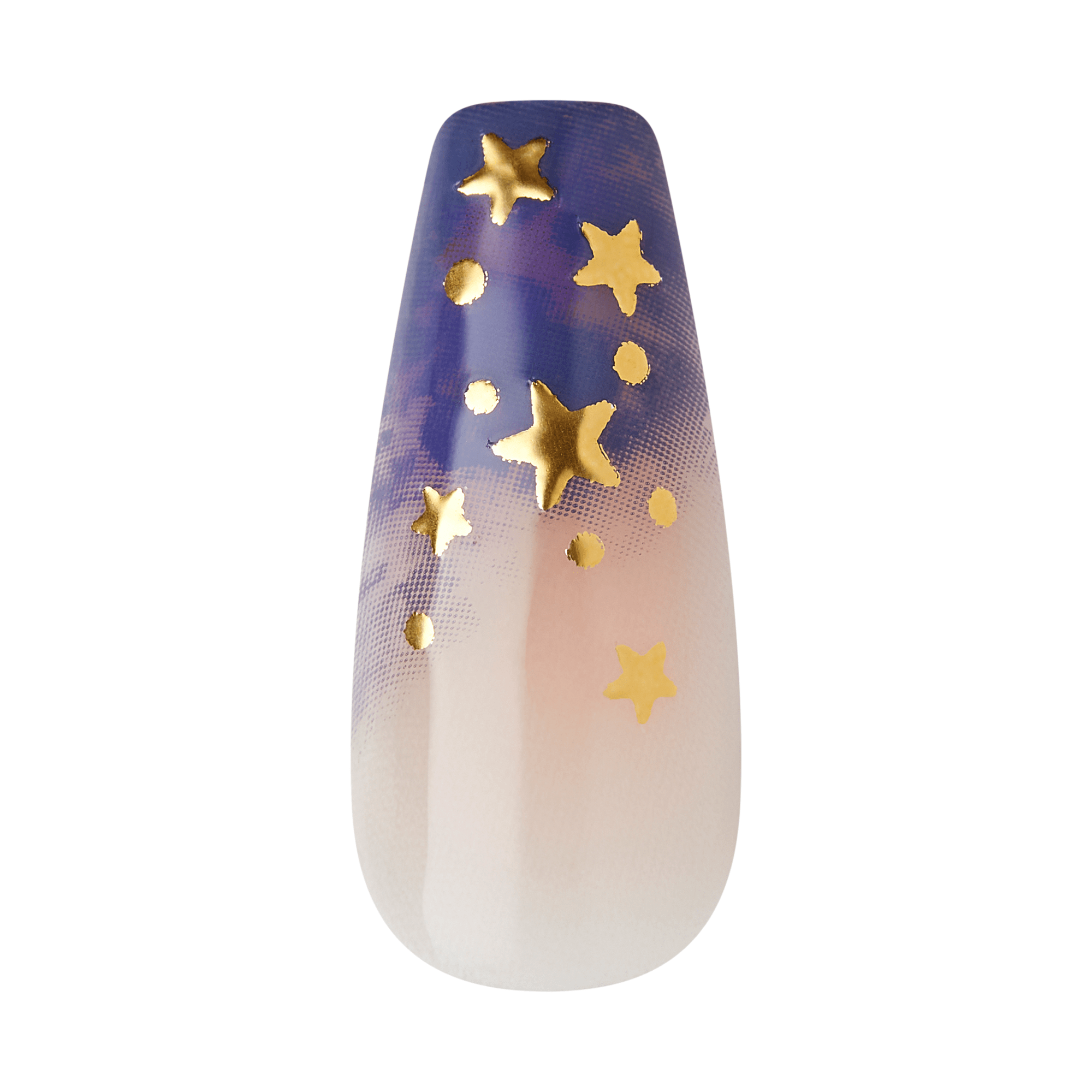 KISS Voguish Fantasy Halloween Clowning - Uñas Coffin Magnéticas Brillan en la Oscuridad