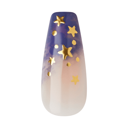 KISS Voguish Fantasy Halloween Clowning - Uñas Coffin Magnéticas Brillan en la Oscuridad