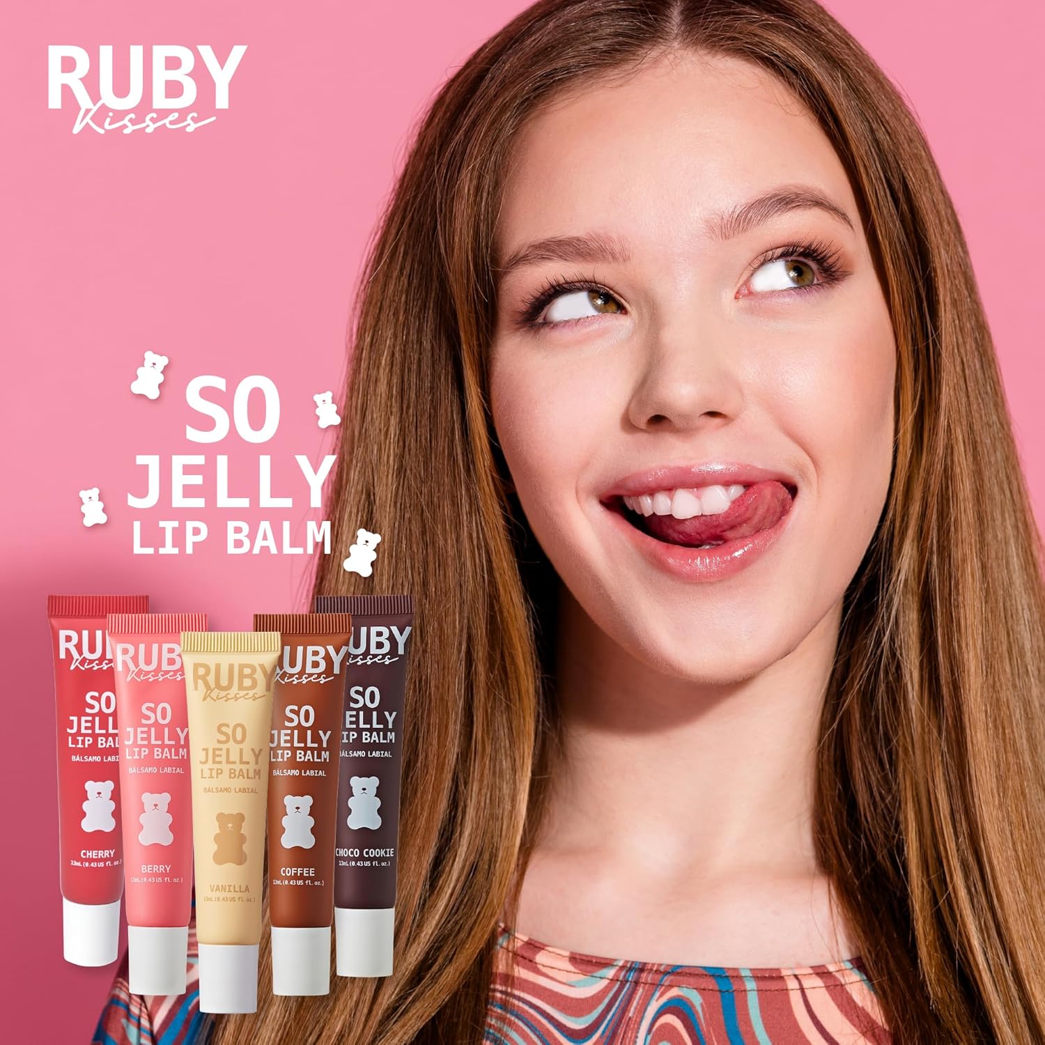 Ruby Kisses So Jelly Tinted Lip Balm - Berry