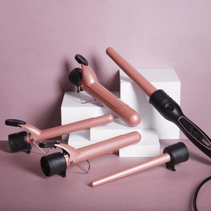 KISS Colors &amp; Care 5-in-1 Interchangeable Curling Iron